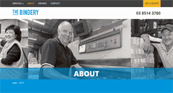 Desktop Screenshot of bindery.com.au